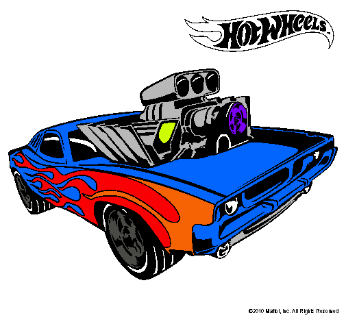 Dibujo Hot Wheels 11 pintado por cochazos