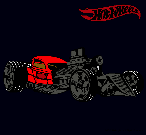 Dibujo Hot Wheels 10 pintado por CHUMANEL