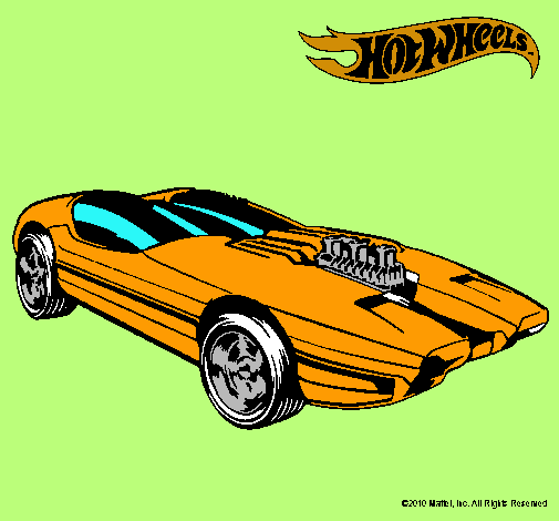 Dibujo Hot Wheels 2 pintado por joanyjordi