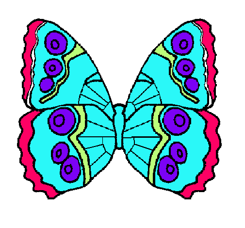 Dibujo Mariposa pintado por ian1105