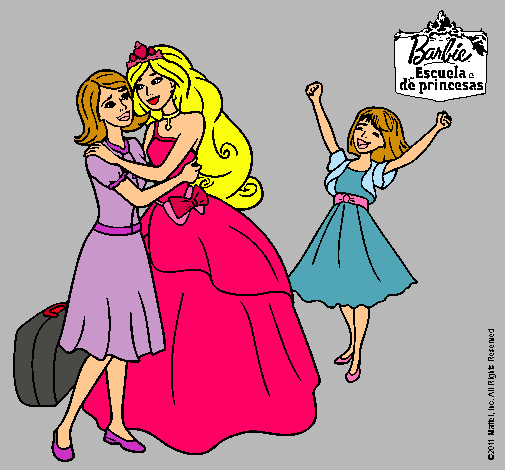 Dibujo Barbie proclamada princesa pintado por Yoovi