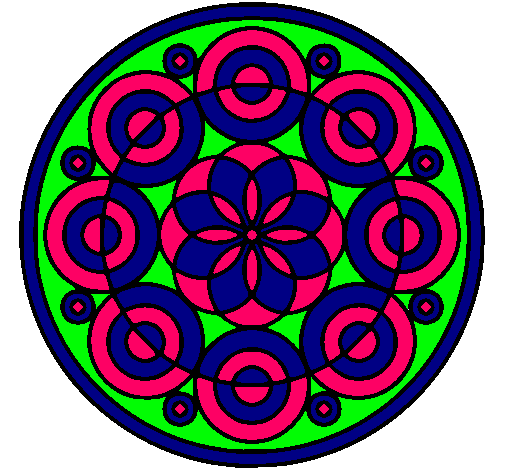 Dibujo Mandala 35 pintado por denyyz