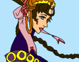 Dibujo Princesa china pintado por Pipluff