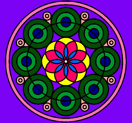 Dibujo Mandala 35 pintado por gjimenez