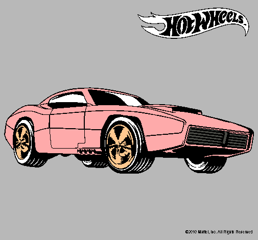 Dibujo Hot Wheels 1 pintado por cochazos