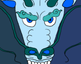 Dibujo Cabeza de dragón pintado por Pipluff