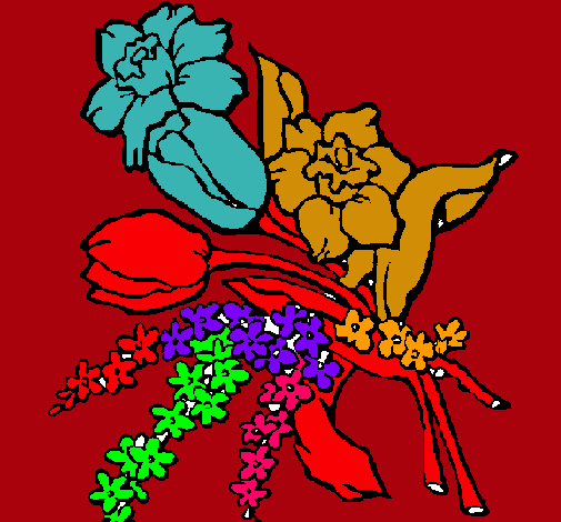 Dibujo Ramo de flores pintado por ruben1