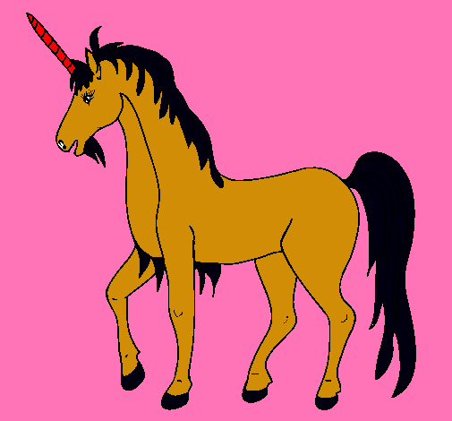 Dibujo Unicornio II pintado por zairaa