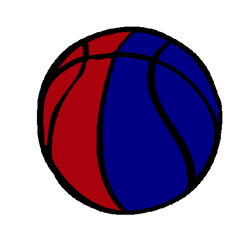 Dibujo Pelota de básquet pintado por jared200