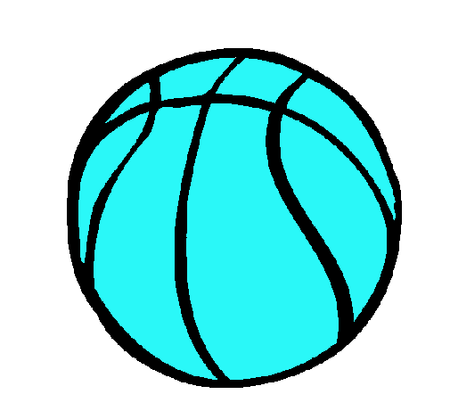 Dibujo Pelota de básquet pintado por jared200