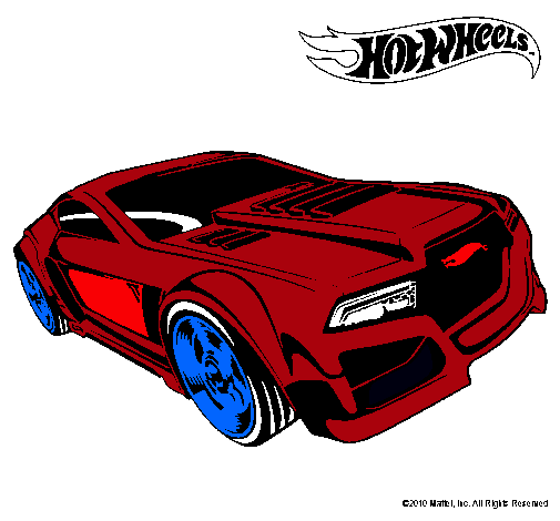 Dibujo Hot Wheels 5 pintado por cochazos