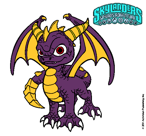 Dibujo Spyro pintado por alex8