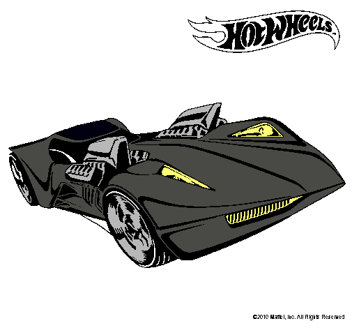 Dibujo Hot Wheels 4 pintado por cochazos