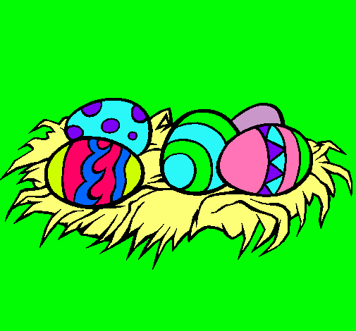 Dibujo Huevos de pascua II pintado por nurisam13