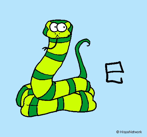 Dibujo Serpiente pintado por Yoovi