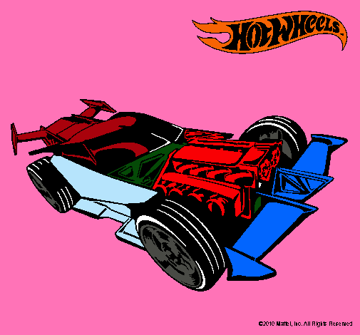 Dibujo Hot Wheels 9 pintado por aluengo