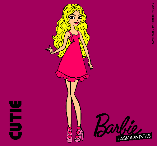 Dibujo Barbie Fashionista 3 pintado por KOALA    