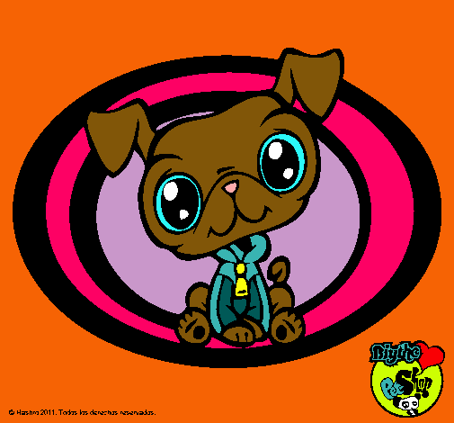 Dibujo Perrito Littlest Pet Shop pintado por cristy43