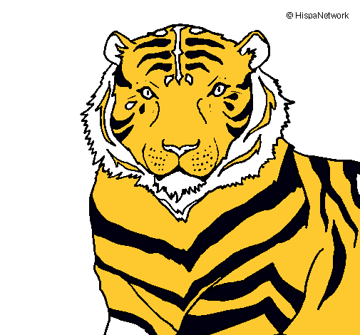 Dibujo Tigre pintado por josetempo