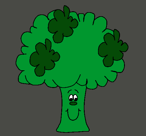 Dibujo Brócoli pintado por EllaFerny2