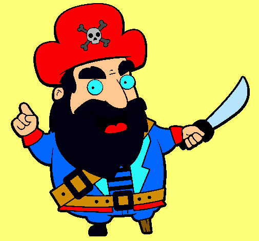 Dibujo Pirata pintado por PIPILEO16