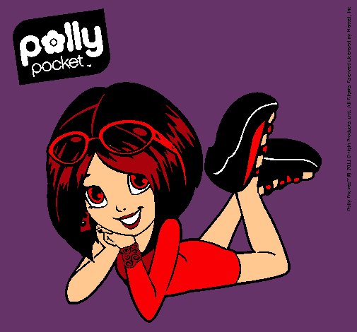 Dibujo Polly Pocket 13 pintado por Flor2001