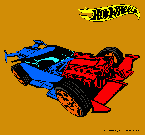 Dibujo Hot Wheels 9 pintado por Larabel