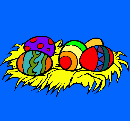 Dibujo Huevos de pascua II pintado por mundo346