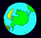 Dibujo Planeta Tierra pintado por itziiiiiiiii