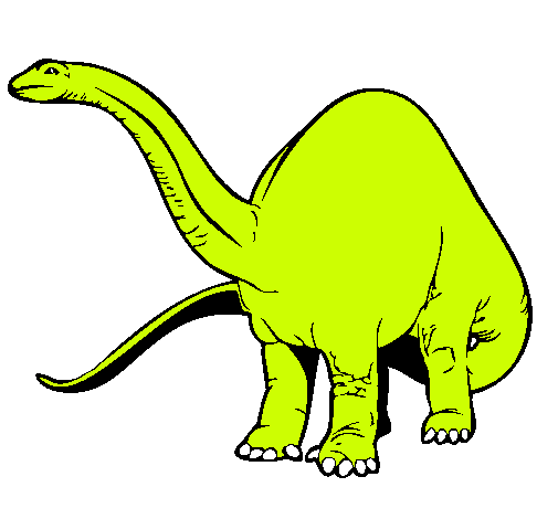 Dibujo Braquiosaurio II pintado por lau30
