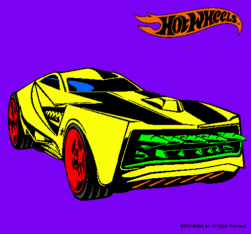 Dibujo Hot Wheels 12 pintado por Larabel