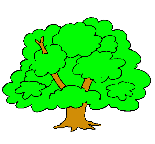 Dibujo Árbol pintado por regin