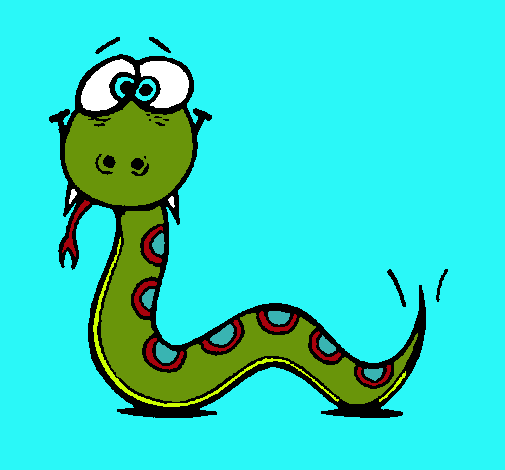 Dibujo Serpiente 3 pintado por Belanovita