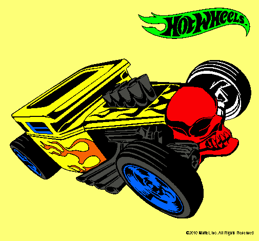 Dibujo Hot Wheels 8 pintado por Larabel