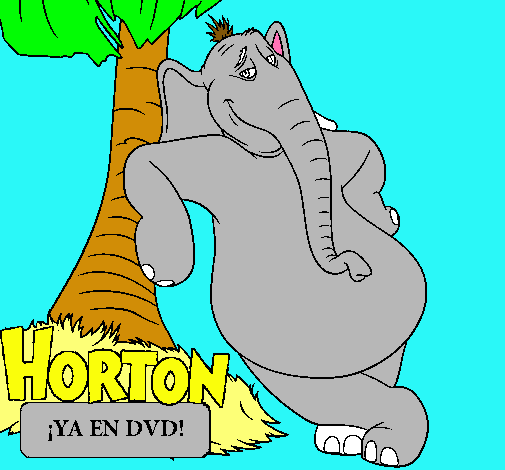 Dibujo Horton pintado por Merengue