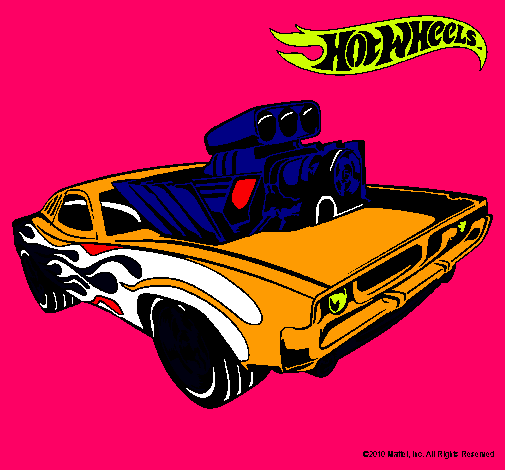 Dibujo Hot Wheels 11 pintado por kensel