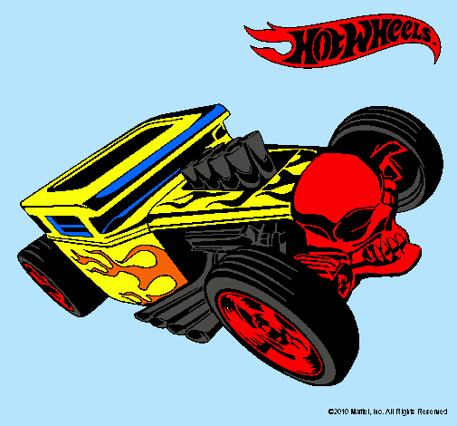 Dibujo Hot Wheels 8 pintado por Larabel