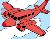 Dibujo Avioneta pintado por iria4