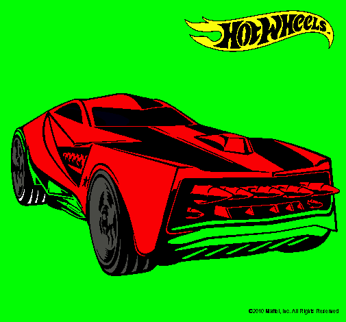 Dibujo Hot Wheels 12 pintado por elbombon