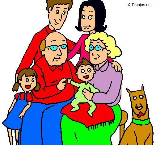 Dibujo Familia pintado por soficata10