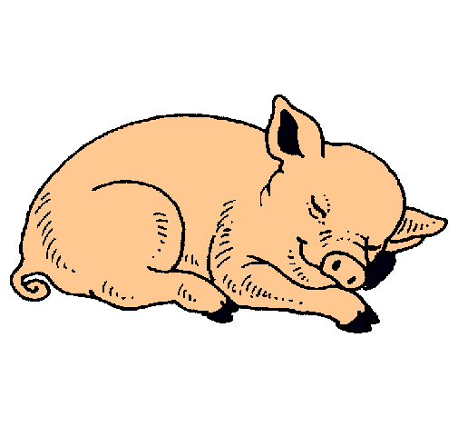 Dibujo Cerdo durmiendo pintado por AiiNhOiTaH