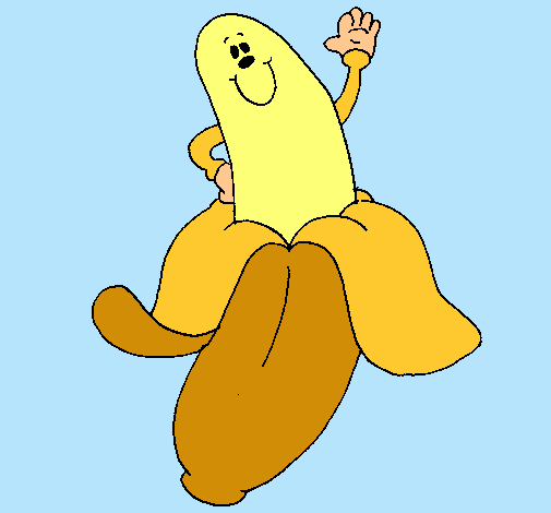 Dibujo Banana pintado por Rochio