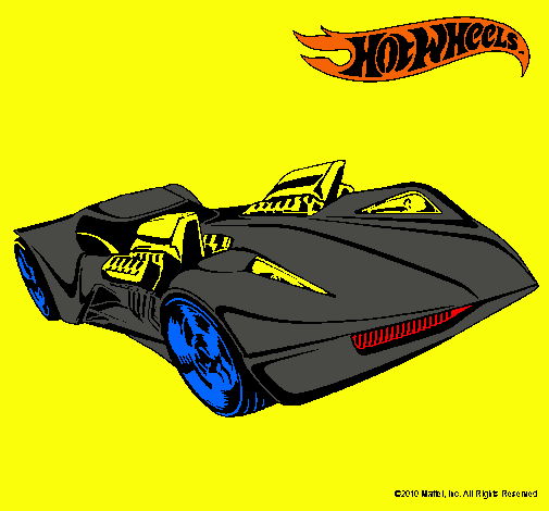 Dibujo Hot Wheels 4 pintado por Larabel