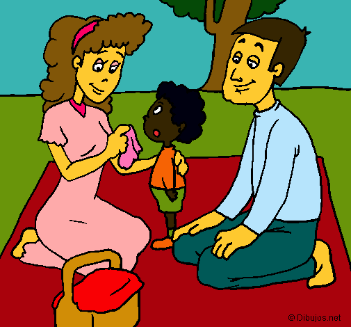 Dibujo De picnic pintado por pajarita