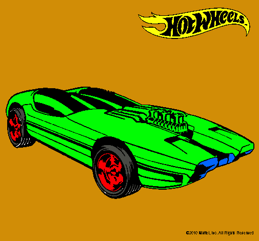 Dibujo Hot Wheels 2 pintado por Larabel