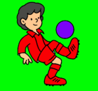 Dibujo Fútbol pintado por yeiser