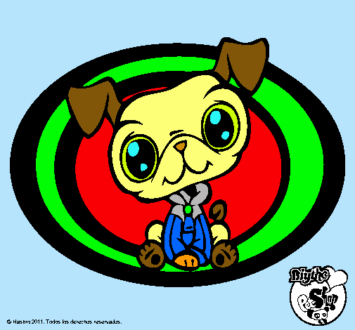 Dibujo Perrito Littlest Pet Shop pintado por 8521956