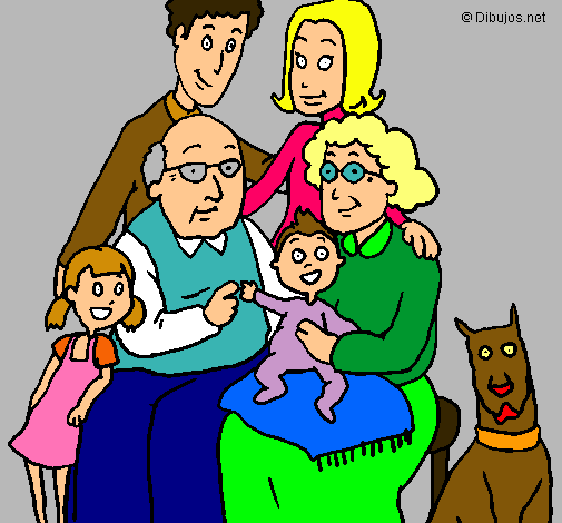 Dibujo Familia pintado por seba74