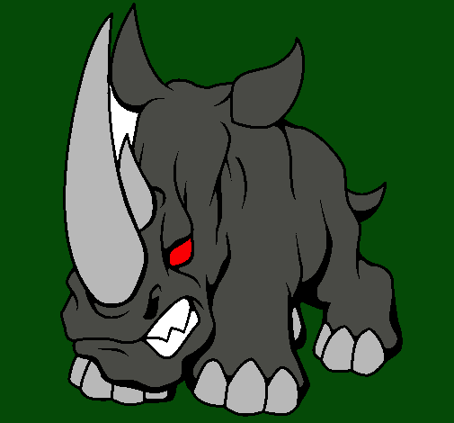 Dibujo Rinoceronte II pintado por isai7