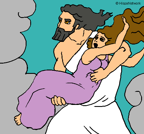 Dibujo El rapto de Perséfone pintado por EllaFerny2
